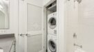 washer and dryer in bathroom
